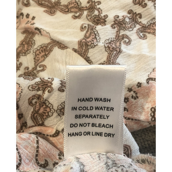 NWT Charlotte Russe XL Wrap Top Coverup Beach Swim Crop Top Boho - Picture 13 of 14